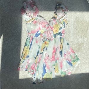 Floral Ruffle Dress